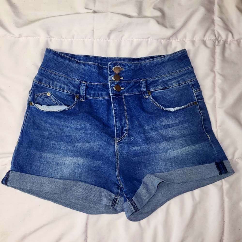 Womens WannaBettaButt YMI Jean Shorts